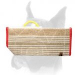 Boxer bite sleeve cover made of jute with handle