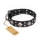 "Smart Geometry" FDT Artisan Studded Leather Boxer Collar