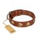 "Flight of Fancy" FDT Artisan Adorned Leather Boxer Collar