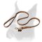 Professional Boxer Leash Made of Latigo Leather for Training