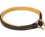 Pretty leather Boxer choke collar