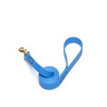 Blue Waterproof Boxer Leash Made of Biothane