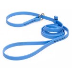 Solid Blue Biothane Boxer Leash and Collar Combo