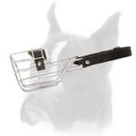 'The Silencer' Everyday Wire Muzzle for Boxer with Enhanced Ample Design of the Cage