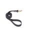 Black Waterproof Boxer Leash Made of Biothane