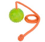 Solid Rubber Ball with Nylon Cord for Boxer - Small 2 inch (5 cm)