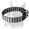 Best Choice Leather Boxer Collar with 3 Rows of Pyramids