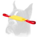 French Linen Boxer Bite Tug with 2 Handles