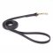 Black Biothane Boxer Leash for Walking, Tracking