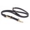 Multipurpose Black Biothane Boxer Leash for over 7 Different Activities