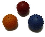 Bouncy Rubber Squeaky Ball Dog Toy for Boxer - 2 1/3 inch (6 cm)