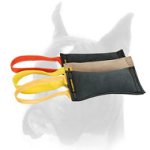 Excellent Leather Dog Bite Tug with 1 Handle