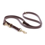 Multipurpose Brown Biothane Boxer Leash for over 7 Different Activities