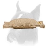 Compact Jute Bite Tug Without Loop for Boxer Puppy Training