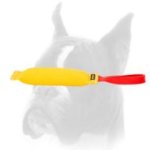 Boxer Bite Tug of French Linen for Retrieve Training