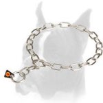 Stainless Steel Fur Saver Collar for Obedience Correction - 1/9 inch (3 mm)