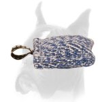 Pocket Size French Linen Bite Tug For Training Boxer