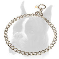 Stainless Steel Choke Collar with HS Quality Label - 1/9 inch (3mm)