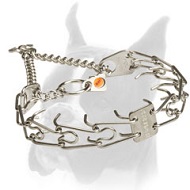 Boxer HS Stainless Steel Pinch Prong Collar for Obedience Training 1/8 inch (3.25 mm)