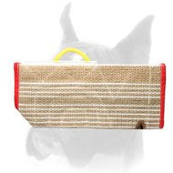 Boxer bite sleeve cover made of jute with handle