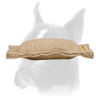 Compact Jute Bite Tug Without Loop for Boxer Puppy Training