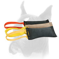 Excellent Leather Dog Bite Tug with 1 Handle