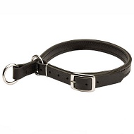 Adjustable Boxer Leather Choke Collar