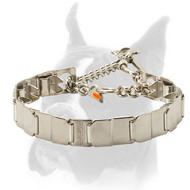 NECK TECH Pinch Prong Collar with Snap Hook Stainless Steel 19 inch (48 mm)