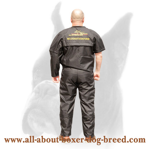 Non-restrictive nylon protection pants with jacket