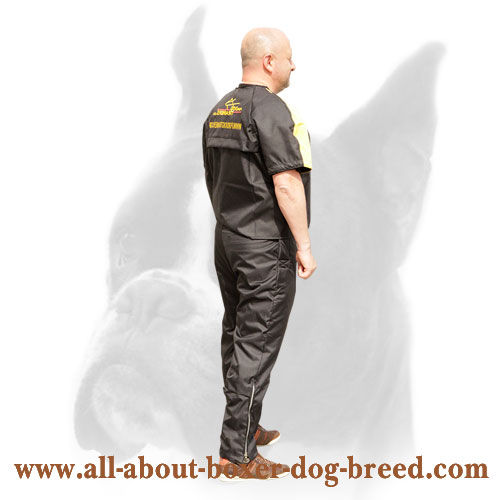Non-restrictive nylon protection pants with jacket