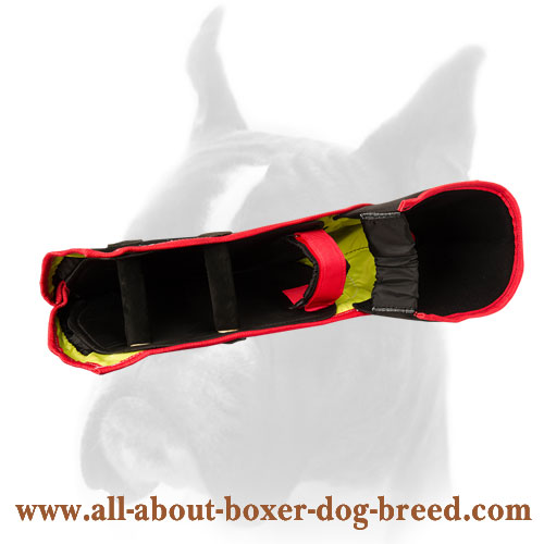 Adjustable Strap Helps to Fit This Puppy Bite Sleeve Comfortably and Firmly