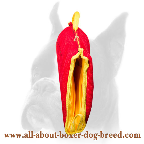 French Linen Bite Builder For Boxer Puppies and Young Dogs