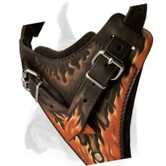 Strong Leather Boxer Breed Harness for Attack-Agitation Training