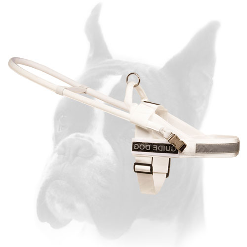 Comfortable White Nylon Harness