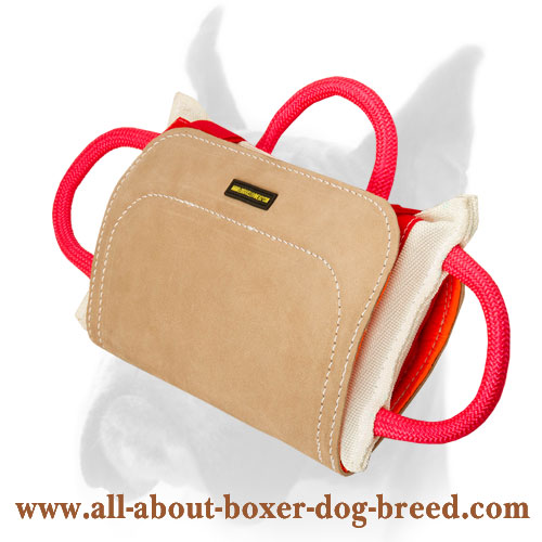 Leather Covered Boxer Bite Pillow for Efficient Training