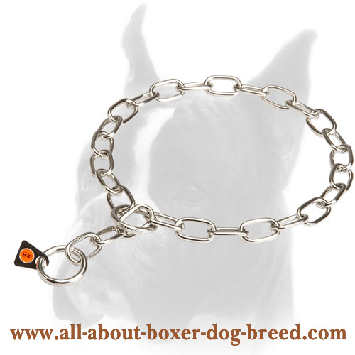 Stainless Steel Fur Saver Collar for Obedience Correction - 1/9 inch (3 mm)