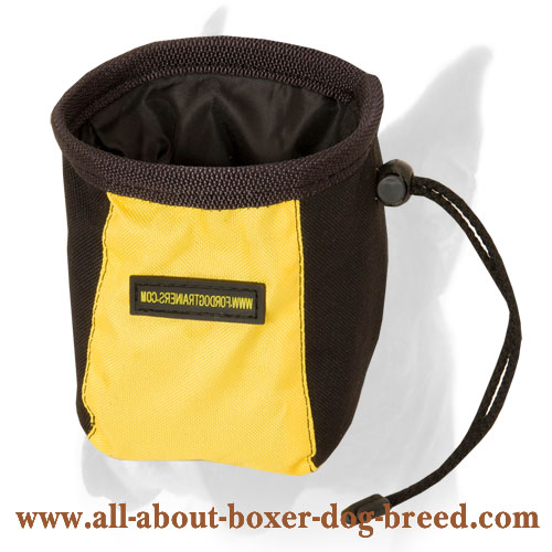 'Rapid Reward' Dog Training Treat Bag of Water-proof Material for Boxer