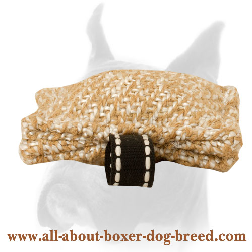 Small Jute Boxer Bite Tug for Training