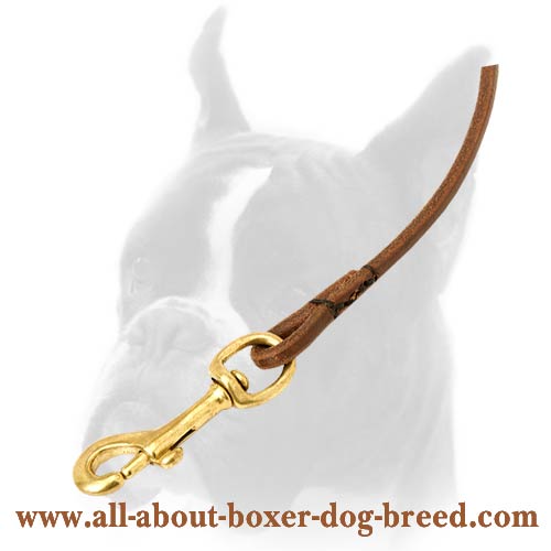 Exclusive 5mm wide Leather Leash of Genuine Leaher