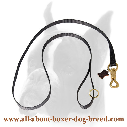 All Weather Boxer Dog Leash made of strong Nylon